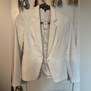 Brand new with tags express white blazer, size 0